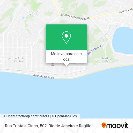 Rua Trinta e Cinco, 502 mapa