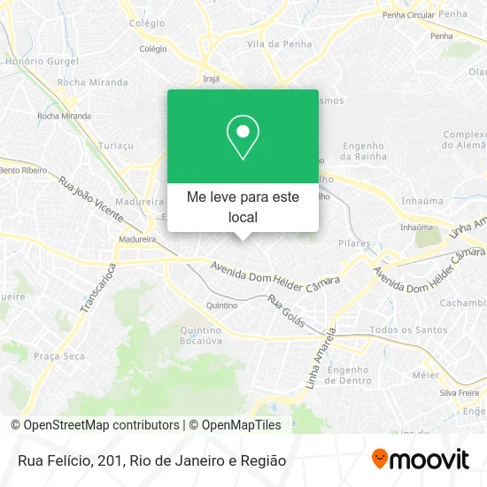 Rua Felício, 201 mapa