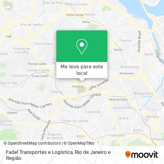 Fadel Transportes e Logística mapa