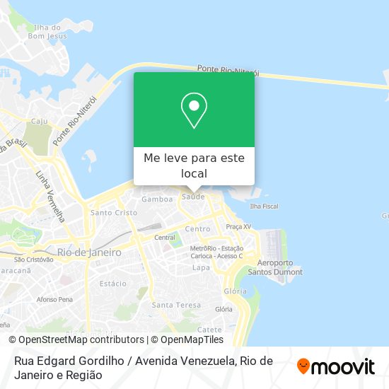 Rua Edgard Gordilho / Avenida Venezuela mapa