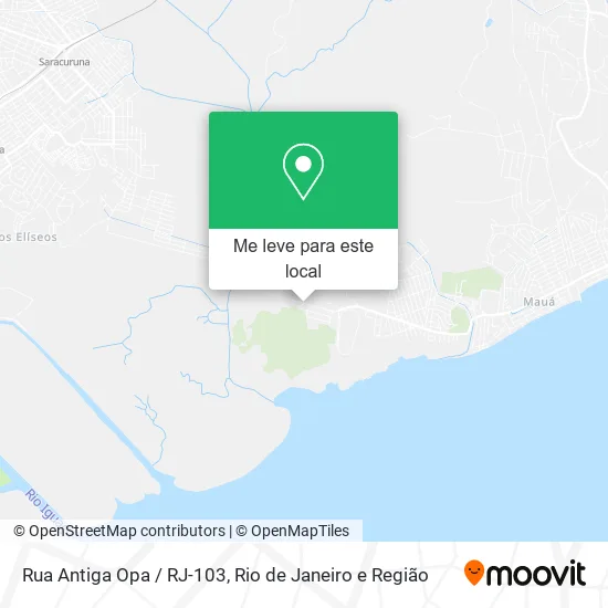 Rua Antiga Opa / RJ-103 mapa