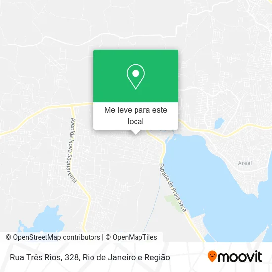Rua Três Rios, 328 mapa