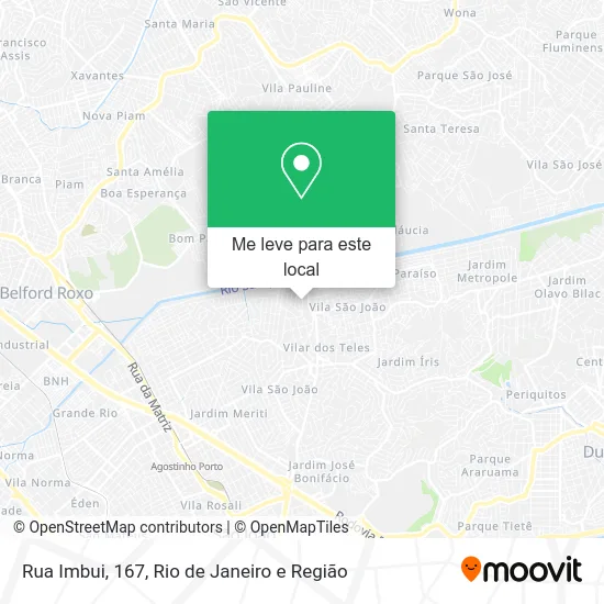 Rua Imbui, 167 mapa