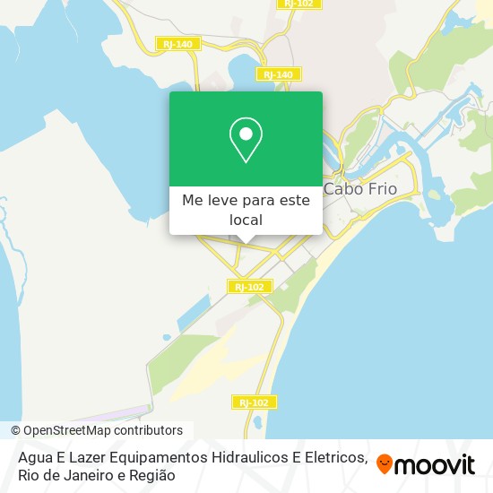 Agua E Lazer Equipamentos Hidraulicos E Eletricos mapa