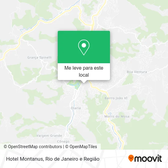 Hotel Montanus mapa