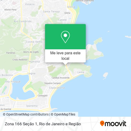 Zona 166 Seção 1 mapa