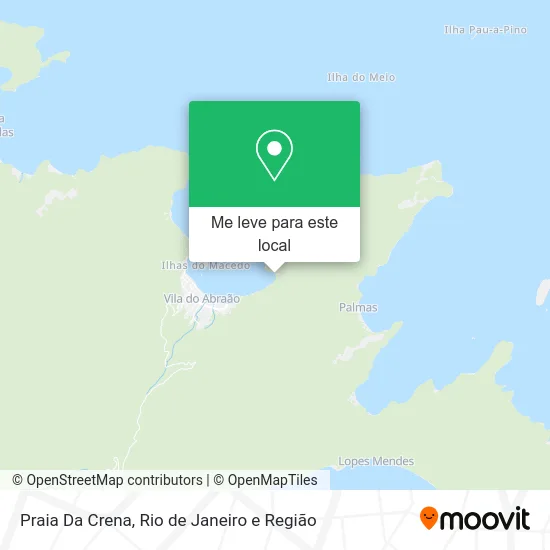 Praia Da Crena mapa