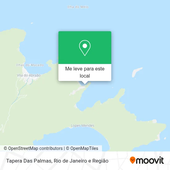 Tapera Das Palmas mapa