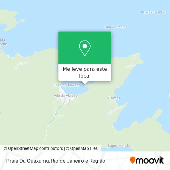 Praia Da Guaxuma mapa