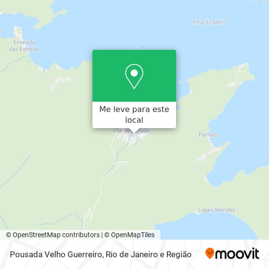 Pousada Velho Guerreiro mapa