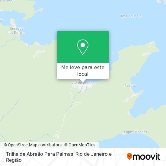Trilha de Abraão Para Palmas mapa