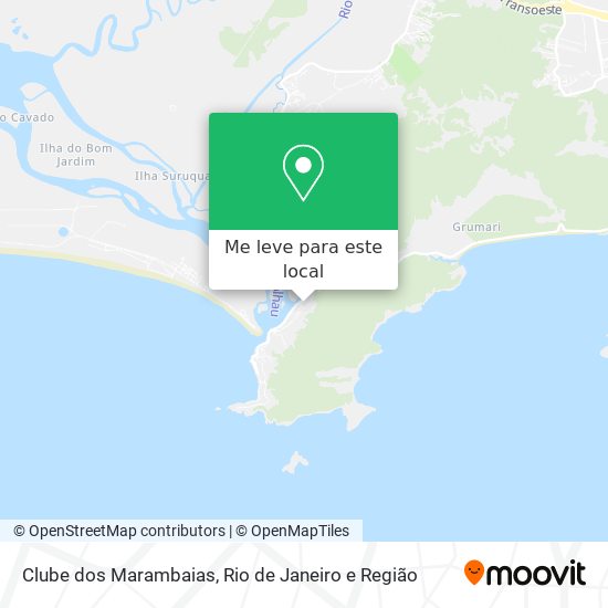 Clube dos Marambaias mapa