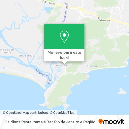 Galdinos Restaurante e Bar mapa