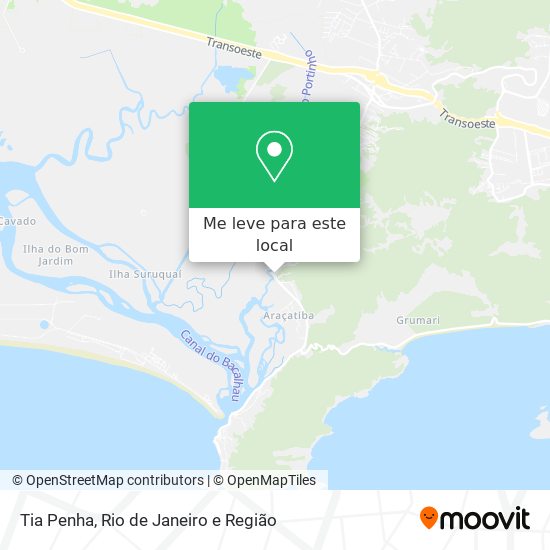 Tia Penha mapa