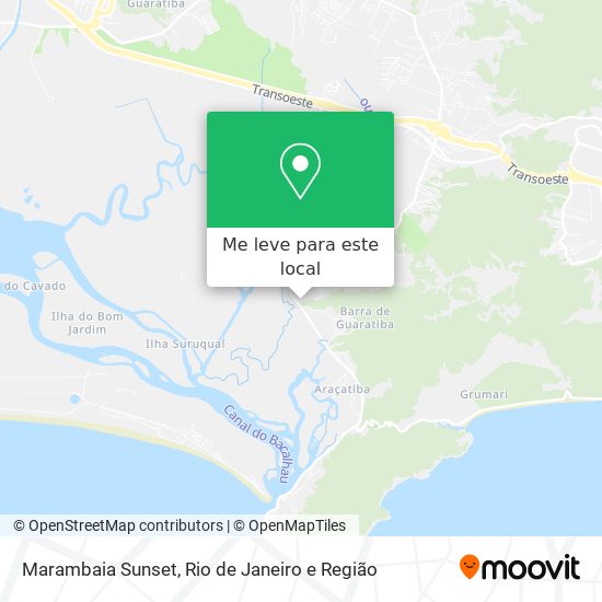 Marambaia Sunset mapa