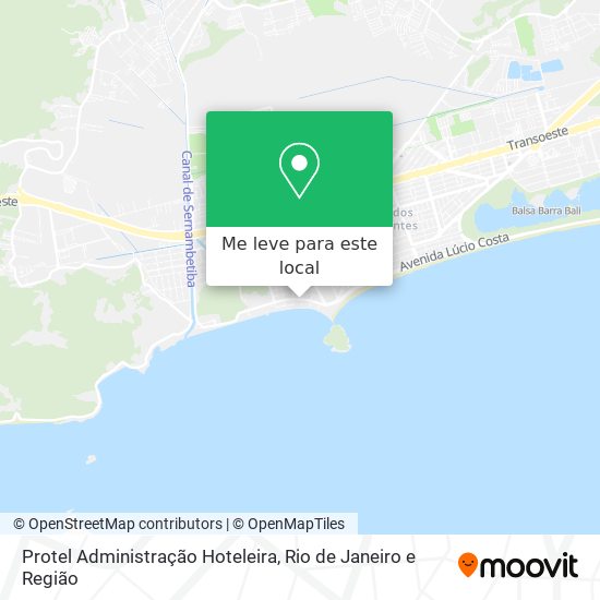 Protel Administração Hoteleira mapa