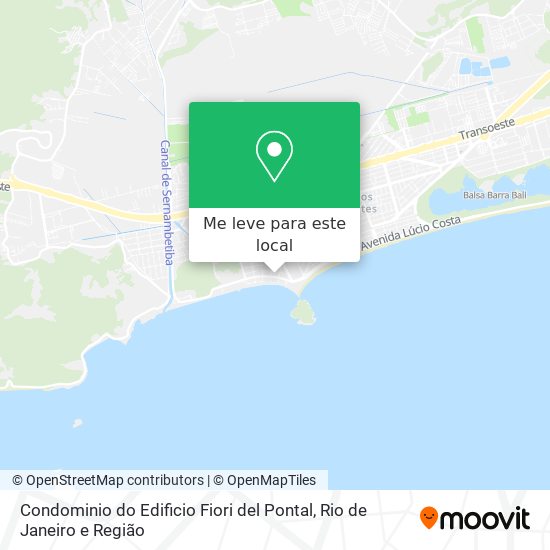 Condominio do Edificio Fiori del Pontal mapa