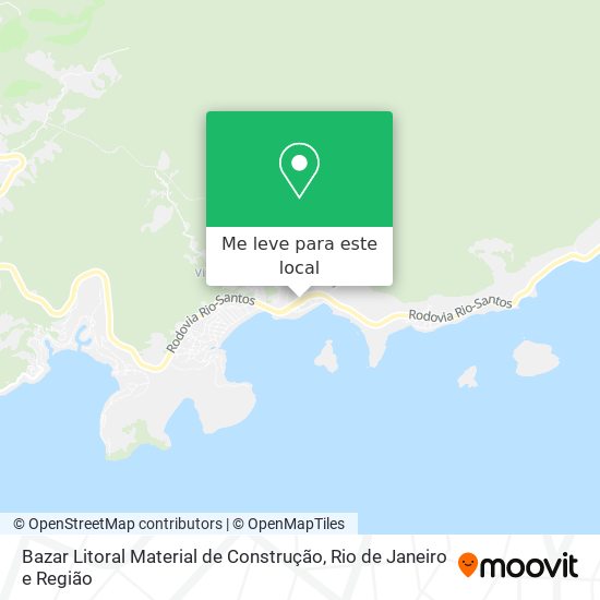 Bazar Litoral Material de Construção mapa
