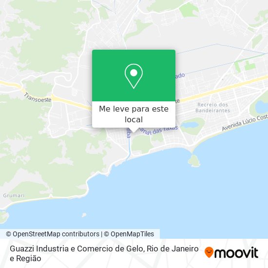 Guazzi Industria e Comercio de Gelo mapa