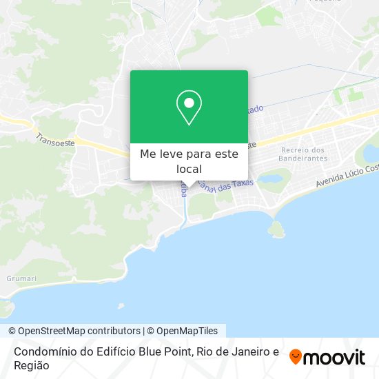 Condomínio do Edifício Blue Point mapa