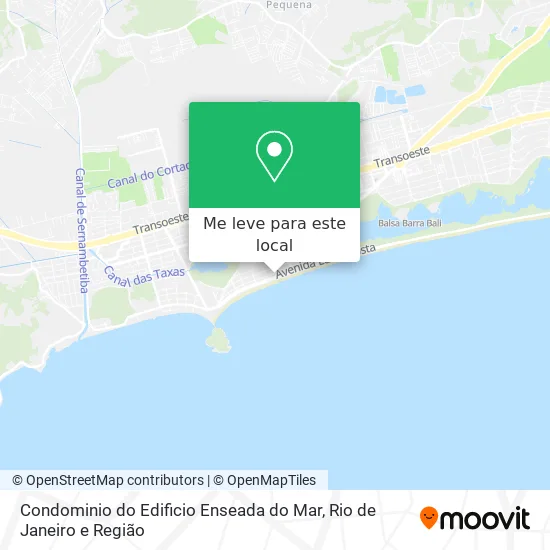 Condominio do Edificio Enseada do Mar mapa