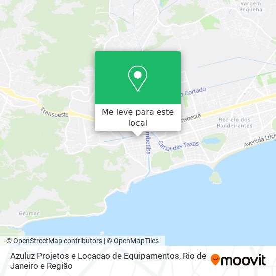 Azuluz Projetos e Locacao de Equipamentos mapa