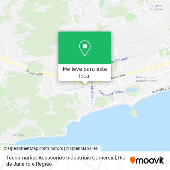 Tecnomarket Acessorios Industriais Comercial mapa