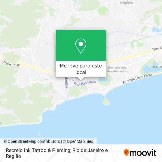 Recreio Ink Tattoo & Piercing mapa