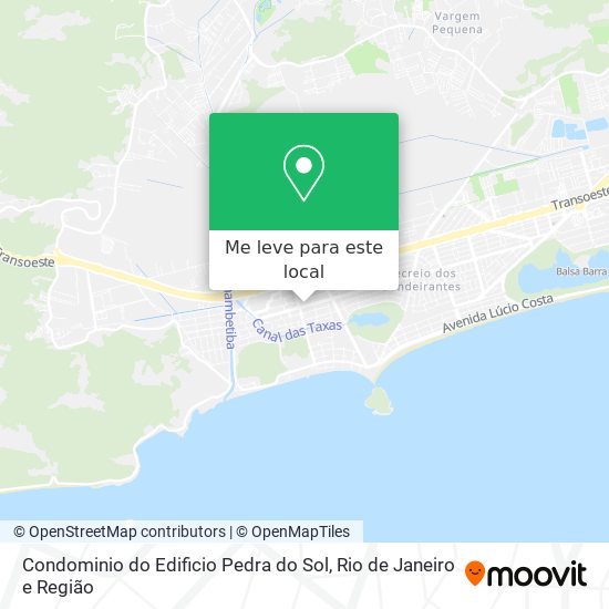 Condominio do Edificio Pedra do Sol mapa