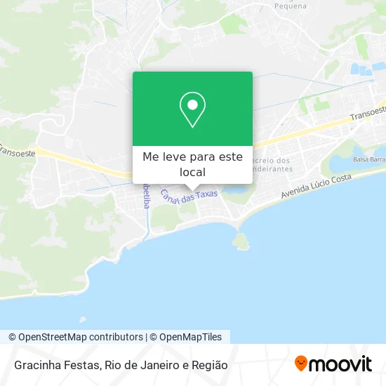 Gracinha Festas mapa
