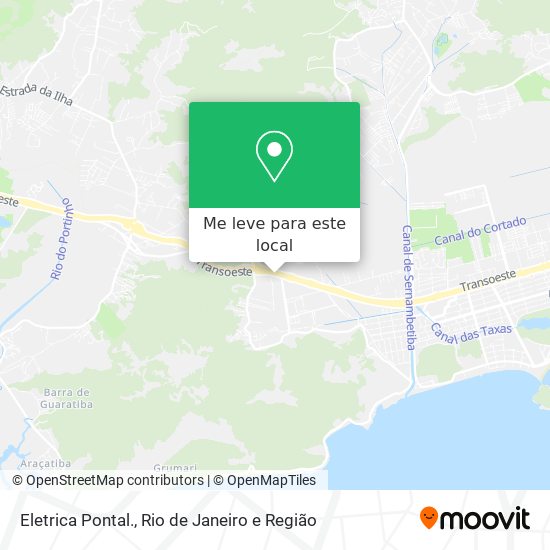 Eletrica Pontal. mapa