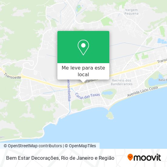 Bem Estar Decorações mapa