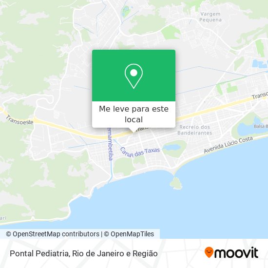 Pontal Pediatria mapa