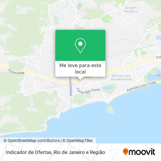 Indicador de Ofertas mapa