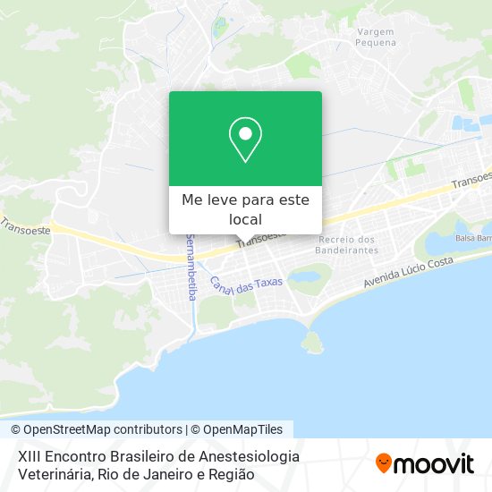 XIII Encontro Brasileiro de Anestesiologia Veterinária mapa