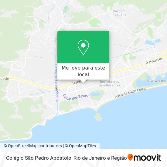 Colégio São Pedro Apóstolo mapa