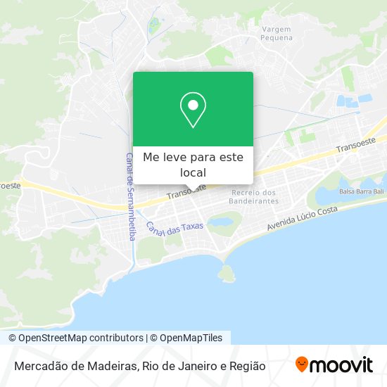 Mercadão de Madeiras mapa