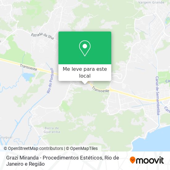 Grazi Miranda - Procedimentos Estéticos mapa