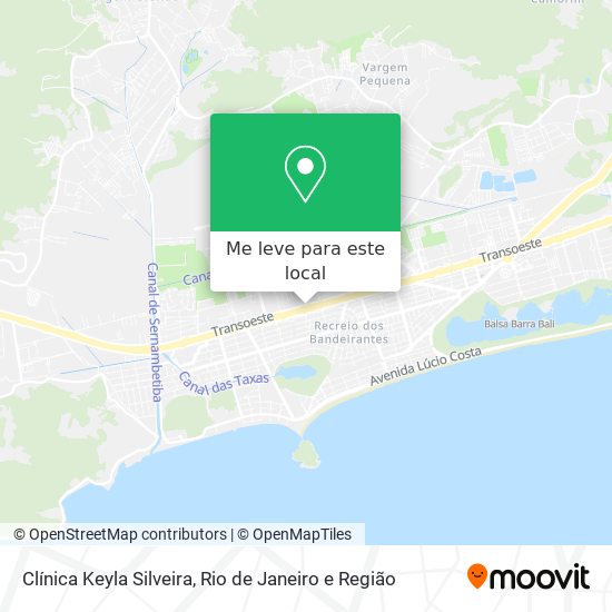 Clínica Keyla Silveira mapa
