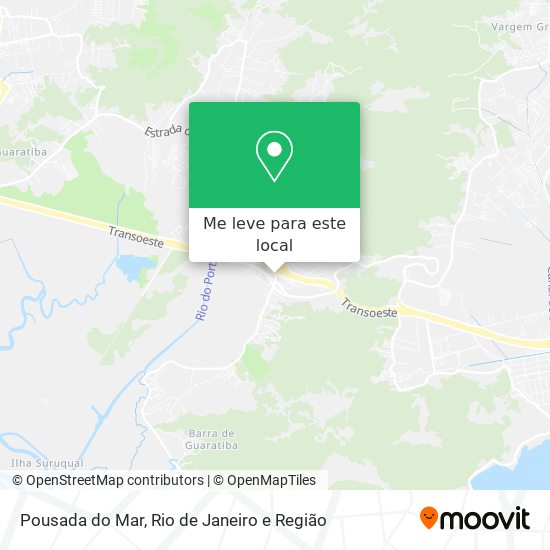 Pousada do Mar mapa