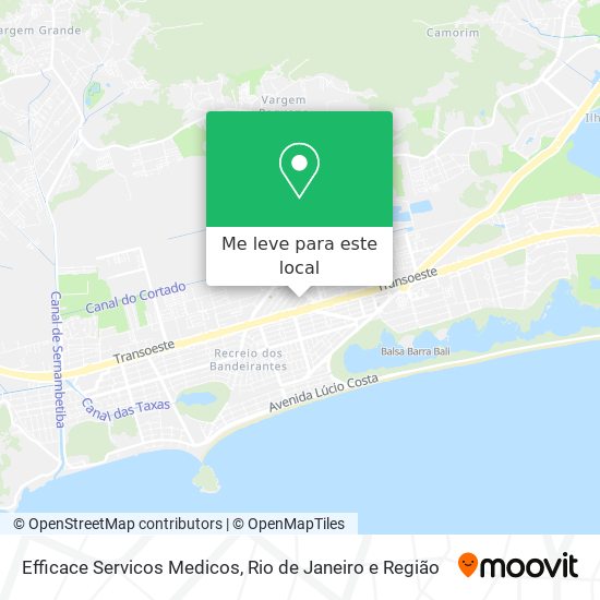 Efficace Servicos Medicos mapa