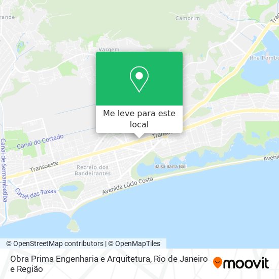 Obra Prima Engenharia e Arquitetura mapa