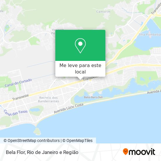 Bela Flor mapa