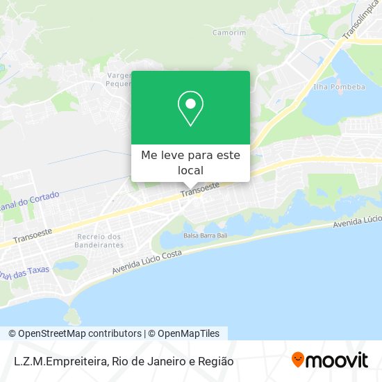 L.Z.M.Empreiteira mapa