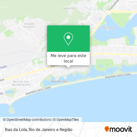 Baú da Lola mapa