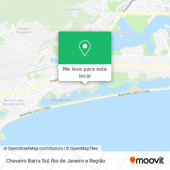 Chaveiro Barra Sul mapa