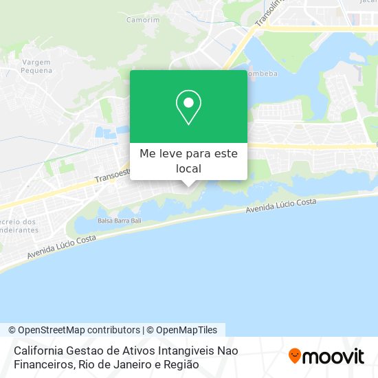 California Gestao de Ativos Intangiveis Nao Financeiros mapa