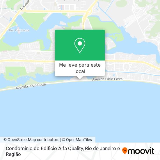 Condominio do Edificio Alfa Quality mapa