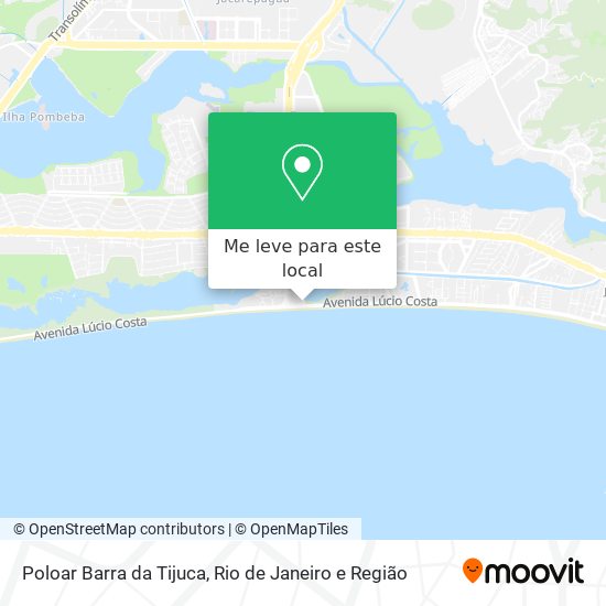 Poloar Barra da Tijuca mapa