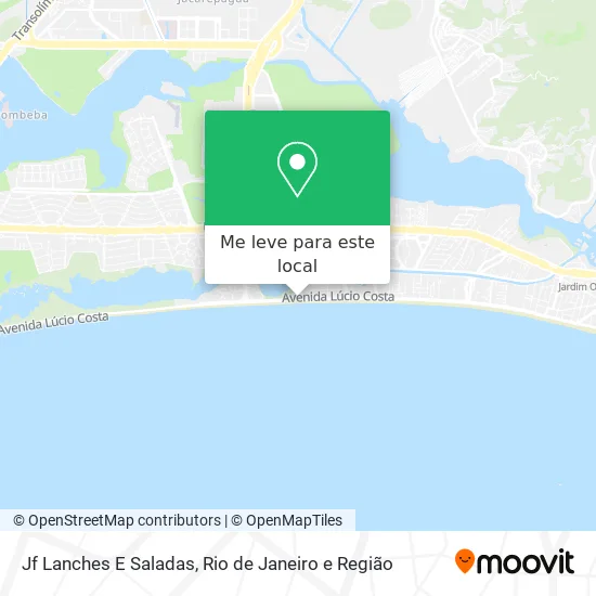 Jf Lanches E Saladas mapa